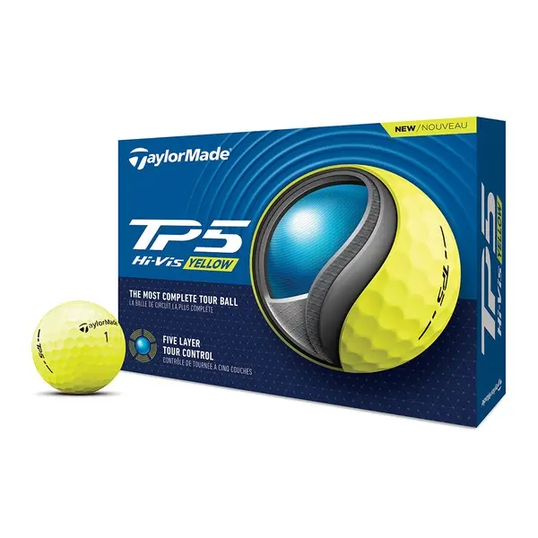 TaylorMade TP5 Yellow Golf Ball