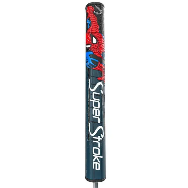 Poignée De Putter SuperStroke Marvel Miles Morales - Tour 2.0 Midsize - Noire En Caoutchouc - Neuf