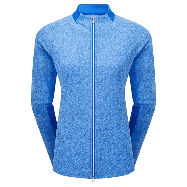 Pull Femme FootJoy 1/4 Zip Space Dye - Taille M - Noir/gris - Neuf Avec étiquette