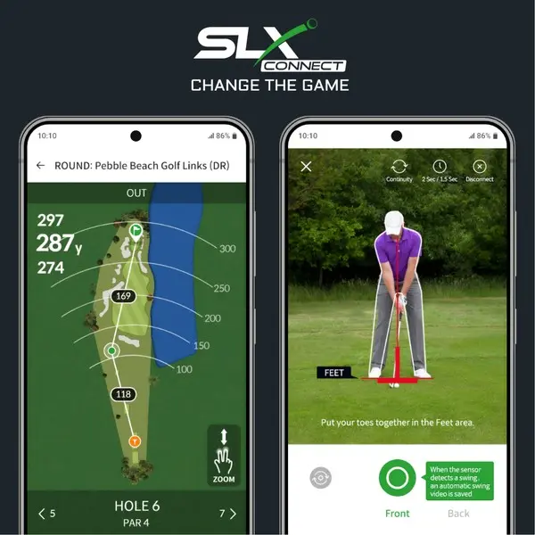 SwingLogic SLX Hybrid Mini Golf Launch Monitor