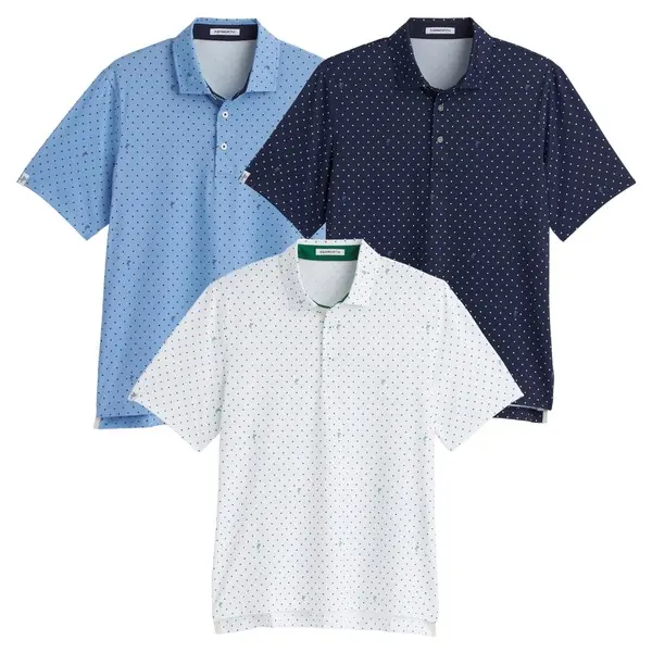 Ashworth Mens Signature Golfman Golf Polo Shirt