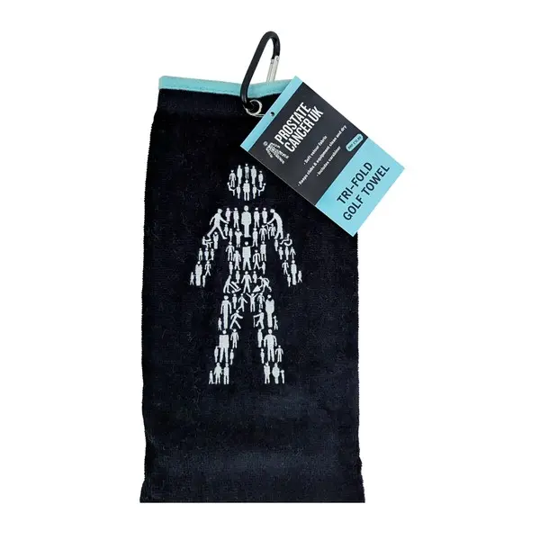 Brand Fusion Prostate Cancer Tri-Fold Velour Golf Towel