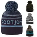 FootJoy Mens Striped Bobble Hat
