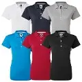 Footjoy Ladies Stretch Solid Golf Pique