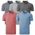 FootJoy Heather Solid Lisle Golf Polo Shirt