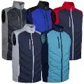 Sunderland Mens Andorra Padded Bonded Golf Gilet 