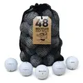 TaylorMade TP5 Grade A Blue Foil 48Pack Mesh Bag Lake Balls