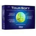 Titleist Tour Soft Yellow Golf Balls Back