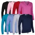 Glenmuir Ladies Darcy V Neck Cotton Golf Sweater 