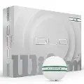 Wilson Duo Soft TRK360 12-Ball Golf Balls - Green/Silver