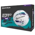 TaylorMade Speedsoft Ink Purple/Teal Golf Balls