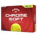 Callaway 2026 Chrome Soft 360 Triple Track Golf Balls - Yellow