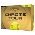 Callaway Chrome Tour Triple Track Golf Balls - Yellow