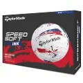 TaylorMade Speedsoft Ink Blue/Red Golf Balls