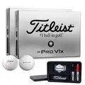 Titleist Pro V1x Left Dash Golf Balls - Double Dozen with FREE Gift