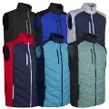 Sunderland Mens Andorra Padded Bonded Golf Gilet 