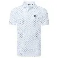 FootJoy Open Championship Ditsy Floral Lisle Golf Polo Shirt