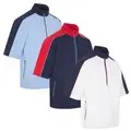 Ashworth Mens Ashworth Tech Shortsleeve Wind Golf Top 