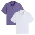 Ashworth Mens Dual Floral Golf Polo Shirt