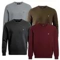 Lyle and Scott Mens Cottom Merino Crew Jumper