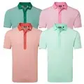 FootJoy Feeder Stripe Pique Golf Polo Shirt