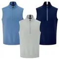  Oscar Jacobson Drew Sleeveless Quarter Zip Neck Golf Pullover