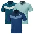 Mizuno Mens Block Interlock Golf Polo Shirt