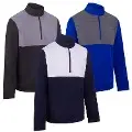 ProQuip Mens Ostro Hybrid 1/4 Zip Wind Jacket Golf Midlayer