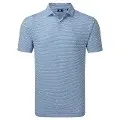 FootJoy Mens Geometric Lisle Golf Shirt