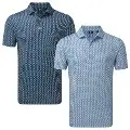 FootJoy Mens Vegas Marker Lisle Golf Shirt