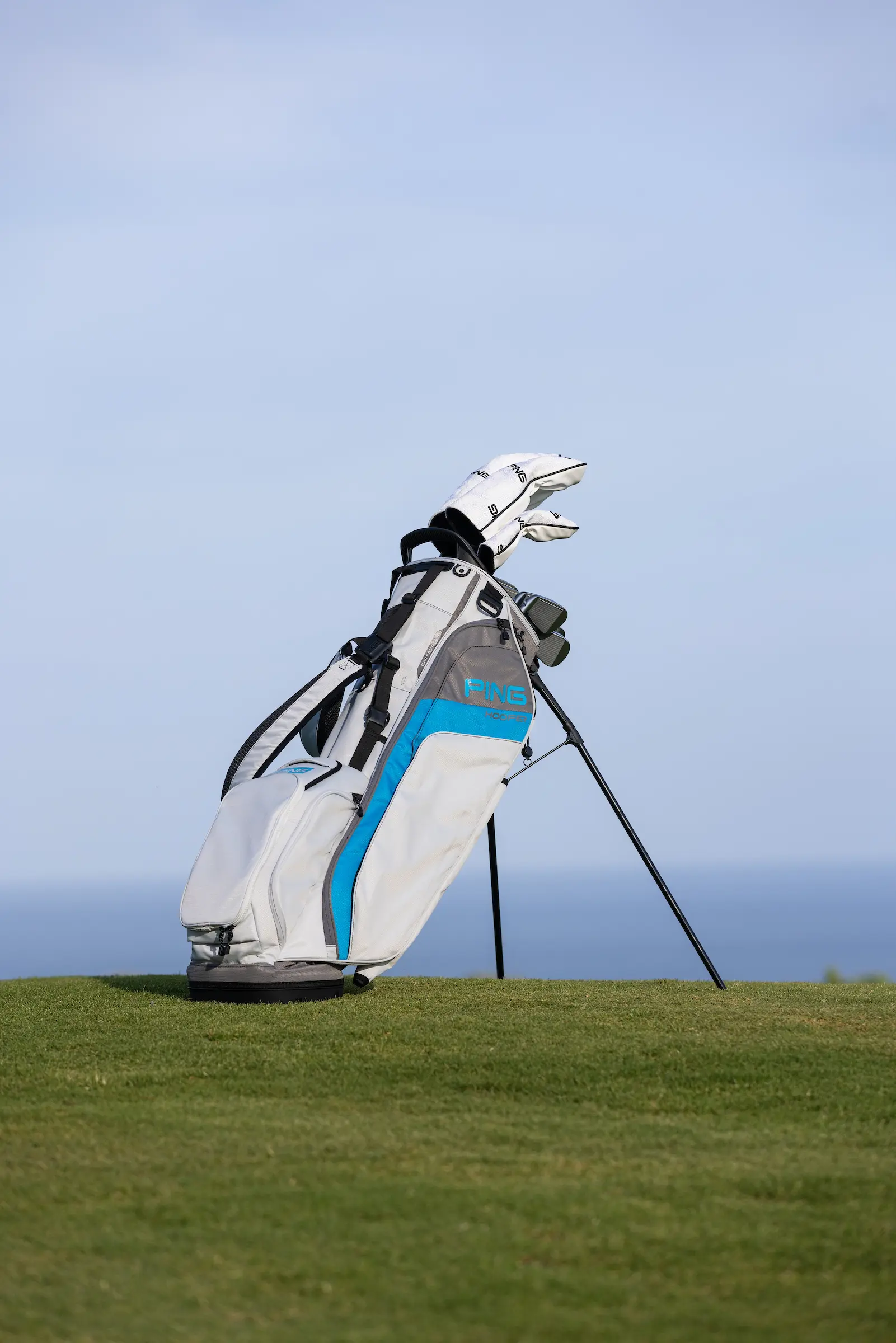 Ping Hoofer Golf Bag range lined up