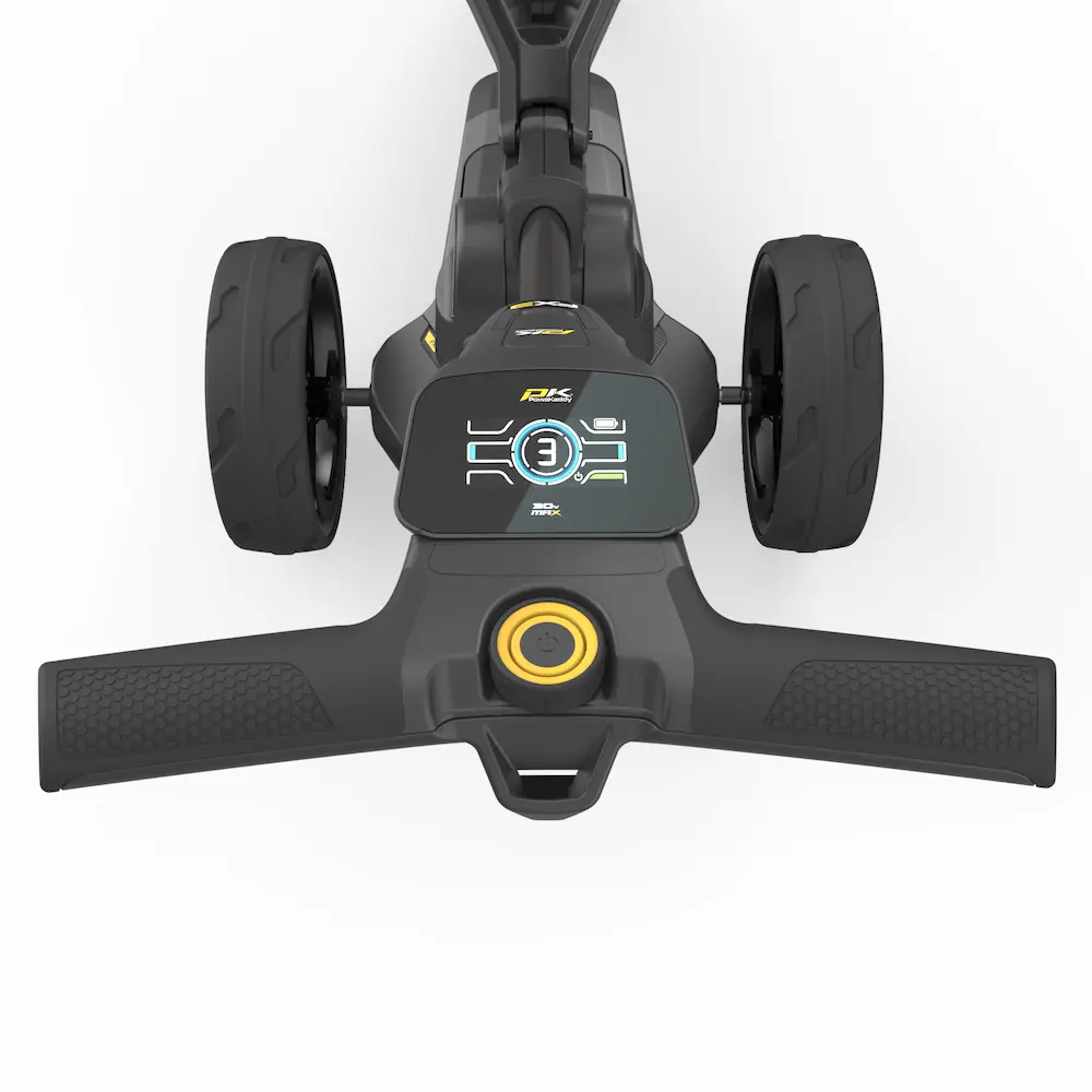 PowaKaddy FX3 Golf Trolley in action