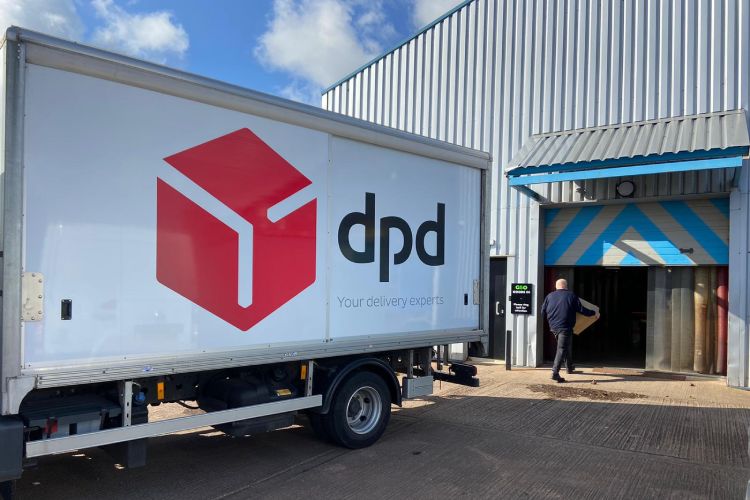 Guy accepting a Delivery