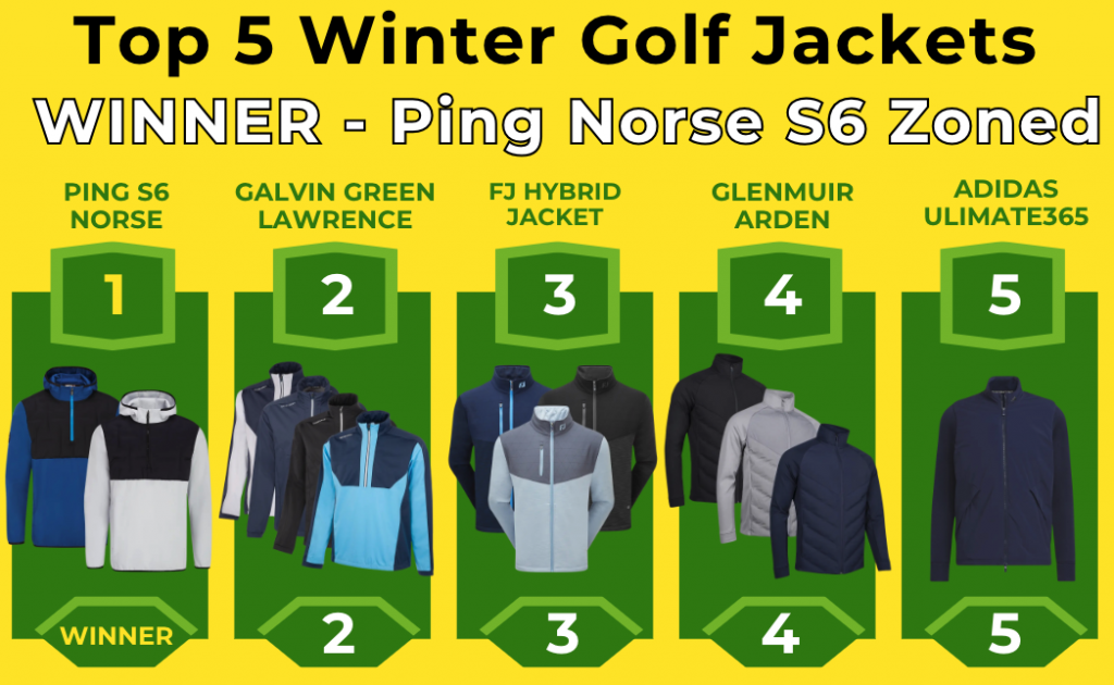 Top 5 Awesome Mens Winter Golf Jackets 2024 The Golf Shop Online Blog