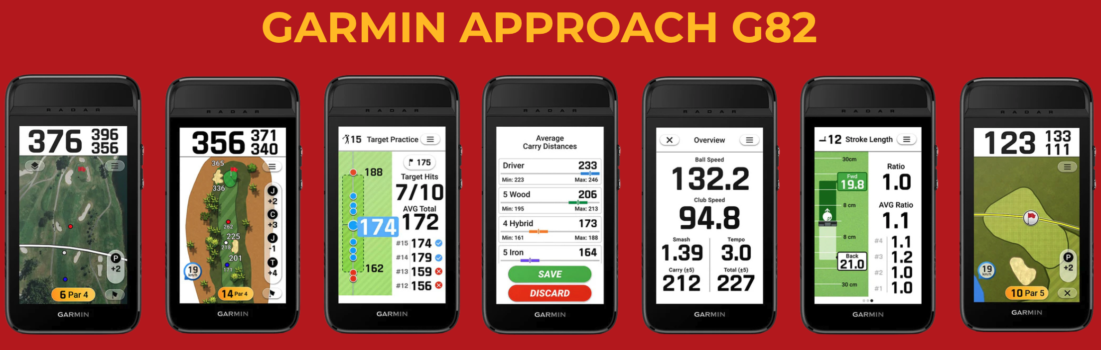 Garmin G82 Launch Monitor