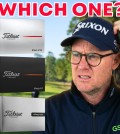 Titleist Prov1 Vs ProV1x Vs Left Dash