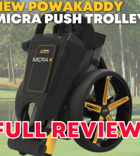 PowaKaddy Micra Golf Push Trolley