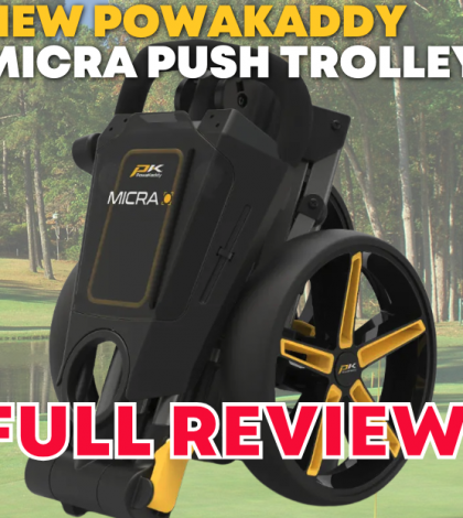 PowaKaddy Micra Golf Push Trolley