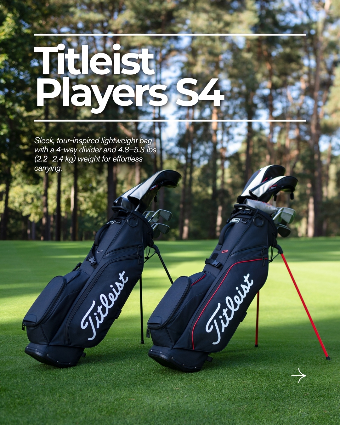 Titleist Players S4 Golf Stand Bag
