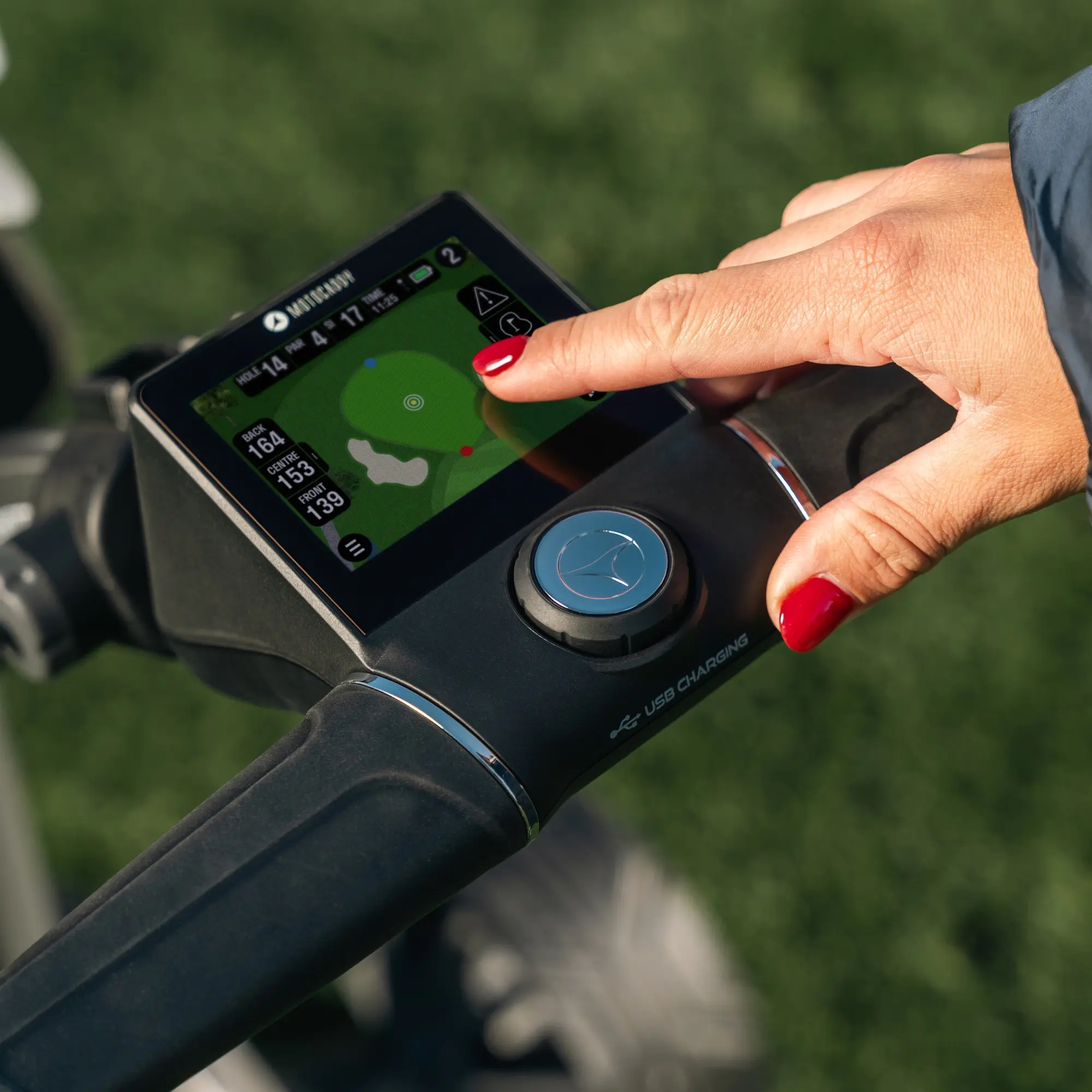 Motocaddy M7 best remote electric trolley on the course